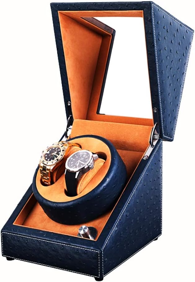 Watch Winder Box Leather Double Automatic Watch Winder Storage Boxes