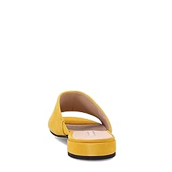 ECCO Women's Flat Sandal II Slide, merigold Goat