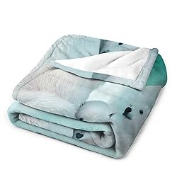 citari Polar Bear Blanket Polar Bear Gifts for