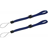 2x Zed Labz royal blue & black wrist strap for Nintendo DS DS Lite DSi DSi XL 2DS 3DS 3DS XL Wii remote Wii U