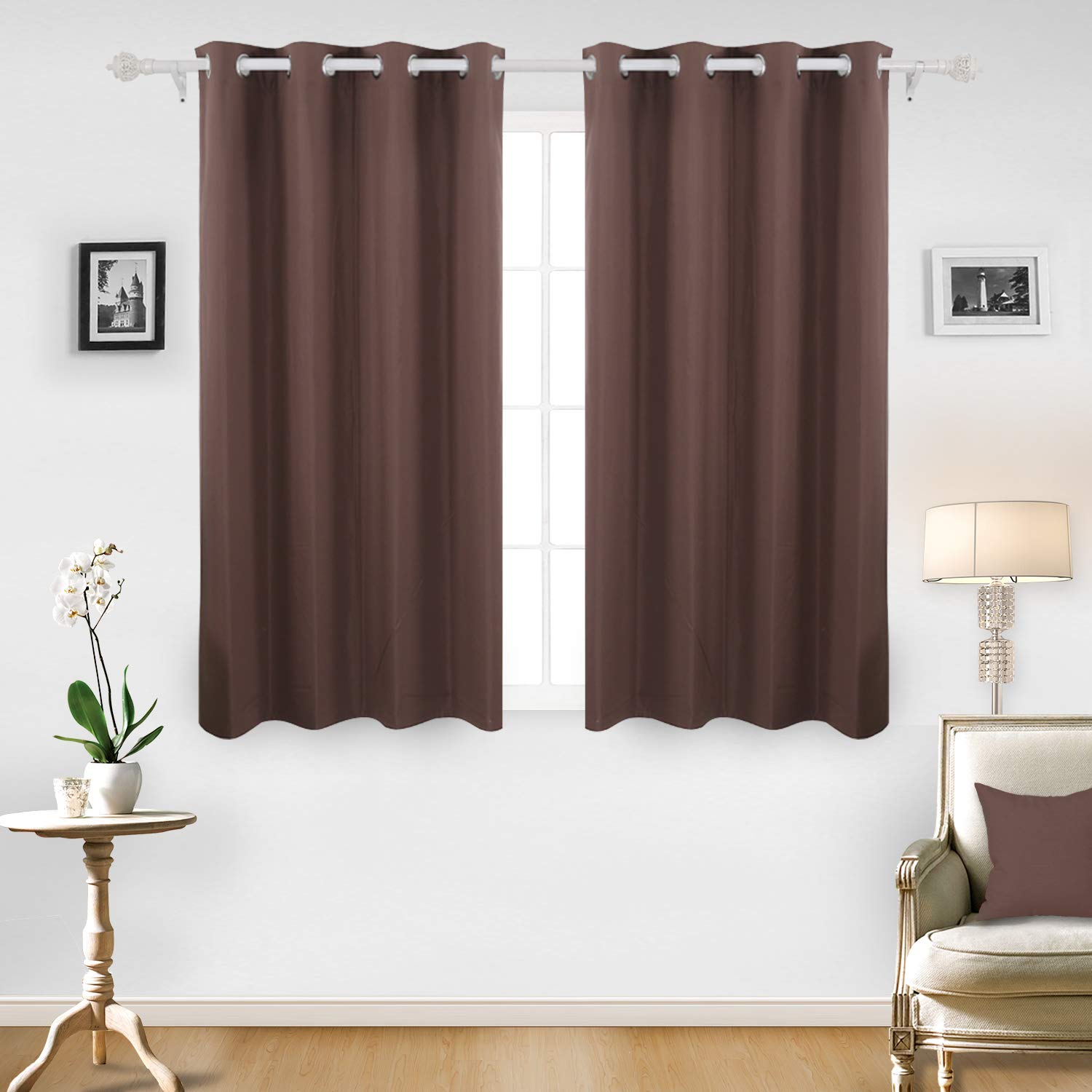 Buy Deconovo Heavy Microfiber Thermal Blackout Curtains With