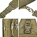 Barbarians Tactical Sling Bag Pack with Pistol Holster, Military Shoulder Bag Satchel, Range Bag Daypack Backpack (Tan)