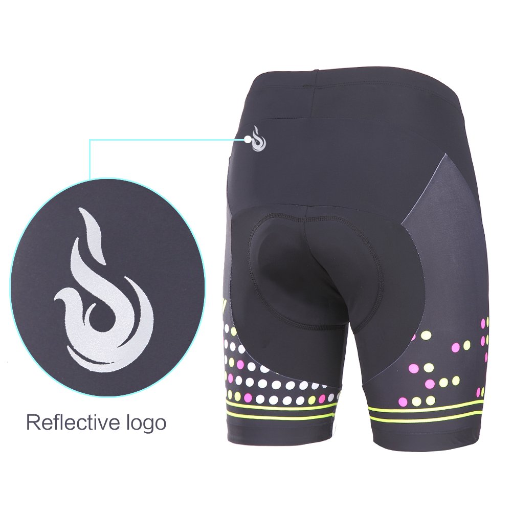 Beroy Cycling Women's Shorts,3D Gel Padded Bike Shorts Women With