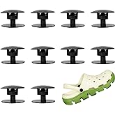 10-Pack Strap Rivets for Crocs,Replacement Parts for Croc Clog Shoes Repair Strap Buttons