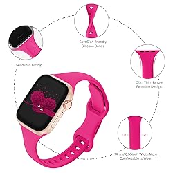 Slim Thin Narrow Bands Compatible with Apple Watch