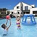 Inflatable Basketball Hoop for Water with 2 Basketballs & Battery Operated Pump | Also Includes Hand Pump with 3 Inflation Needles | Meant for Swimming Pools and Water Sports