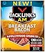 Jack Links A.M. Breakfast Bacon, Applewood Smoked, 2.5 oz. Bag – Flavorful Ready to Eat Meat Snack with 11g of Protein, Made with 100% Real Bacon – No Added MSG or Nitrates/Nitrites