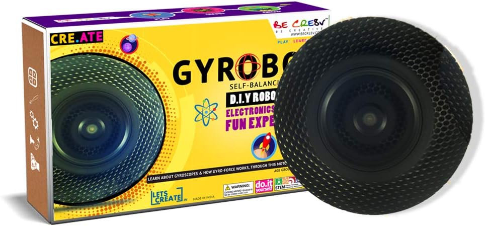 Be Cre8v STEM Self Balancing Gyrobot DIY Educational Electronic Activity Toy for Kids