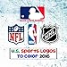 U.S. Sports Logos To Color 2016: All The Major US Sports Team Logos - MLB, NBA, NFL & NHL - Unique coloring book for kids that would make an excellent birthday present / gift.