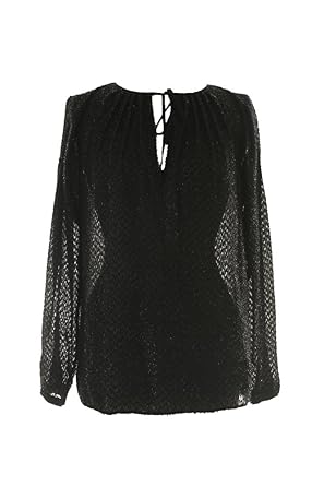 michael kors black blouse