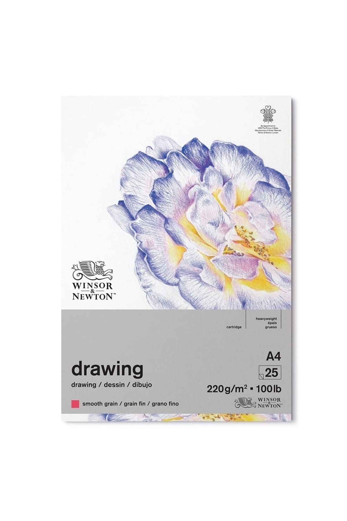 Winsor & Newton Drawing Paper, Natural White, A4, 6689741