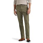 Lee Men's Extreme Motion Flat Front Slim Straight Pant
