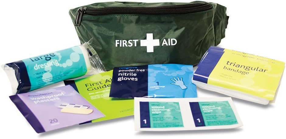 Reliance REL194 Essentials HSE 1 Person First Aid Kit, Riga Bum Bag: Health & Personal Care