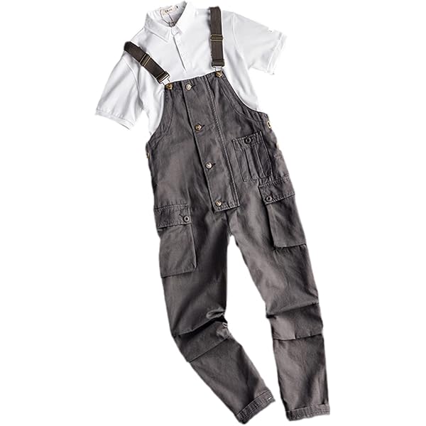 Amazon.com: UKTZFTBMTS Multi-Pocket Overalls Men Loose Amazon.com: UKTZFTBMTS Multi-Pocket Overalls Men Loose