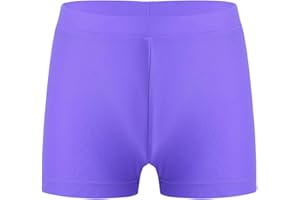 Nikiikoo Kids Girls Swimming Bottoms Boyshort UPF50+ Quick Dry Beach Boardshort Rash Guard Swim Shorts