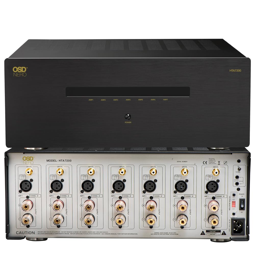 Photo 1 of OSD Audio Nero HTA7200 Multi Channel (7X) 210W/Ch Home Theater Amplifier