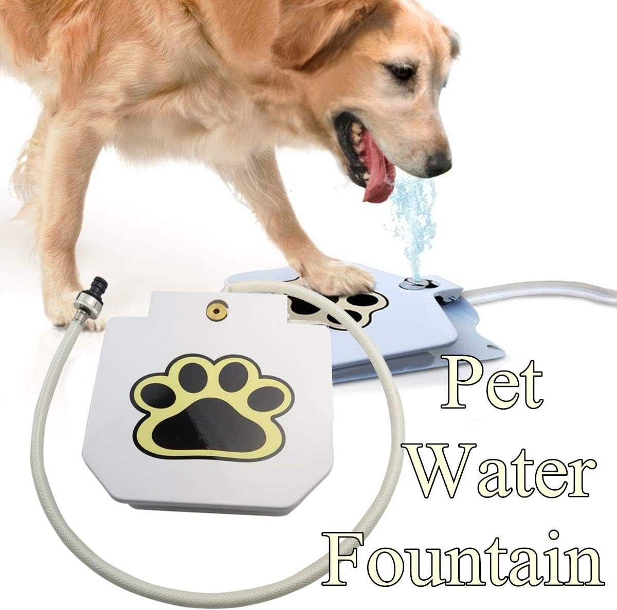 dog foot pedal water fountain