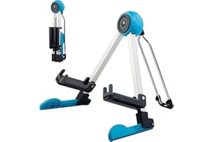 GUITTO Guitar Stand Acoustic Floor Folding Guitar Holder Stand Tripod Universal for Acoustic Classical Electric Guitars Bass Ukulele Violin Banjo Mandolin GGS-03