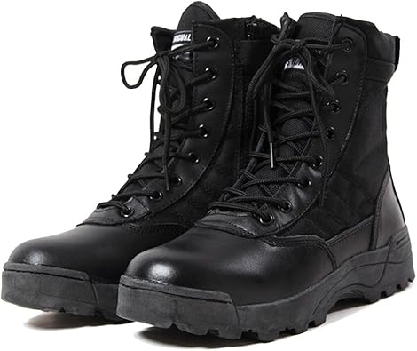 stylish army boots