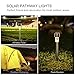 Solar Pathway Lights, Oak Leaf Solar Lights Outdoor LED Landscape Lighting With Low Voltage For Garden Driveway Patio Path Yard Backyard Walkway,12-Pack,Stainless steel