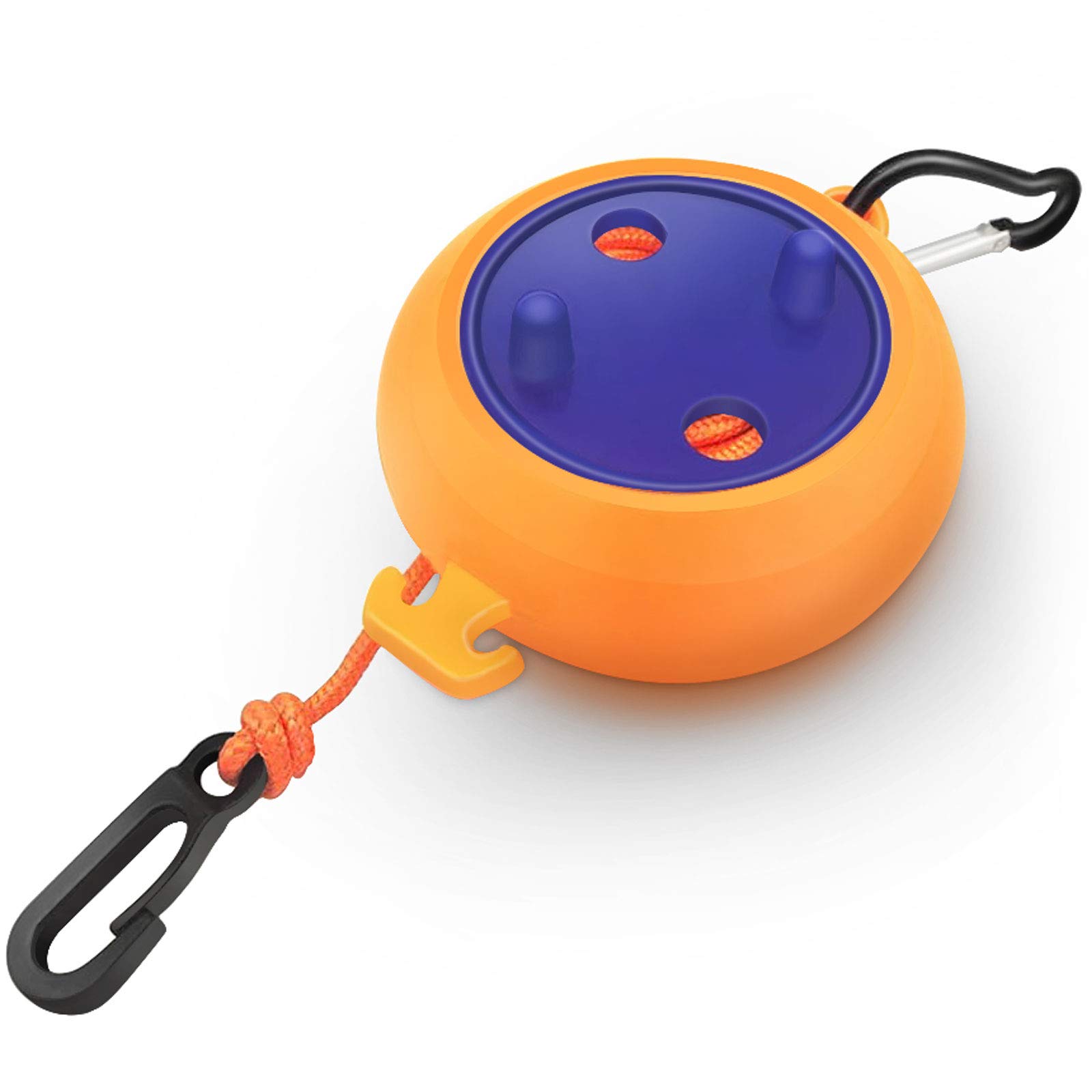 Retractable Travel Clothes Line 8m Portable Laundry Rope Camping Washing Line Anti Winding Washing Line Clothes airer Hanger Adjustable Drying Lines, for Travel Holiday Outdoor Indoor(Orange)