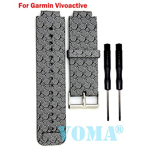 VOMA Garmin Vivoactive Band/Garmin Vivoactive Wristband/Garmin Vivoactive Replacement Band/Garmin Band/Garmin Wristband(010)