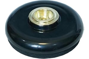 MEDIORAYS Cello Endpin Anchor Non-slip Stopper Rest Holder Stand - Black ABS Golden