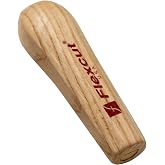 FLEXCUT Wood Carving Tools | Quick Connect Power Handle | 4-1/2 Inch | Ergonomic Ash Hardwood Handle for Interchangeable Carving Blades and Edge Tools | SK103 | Made in the U.S.A.
