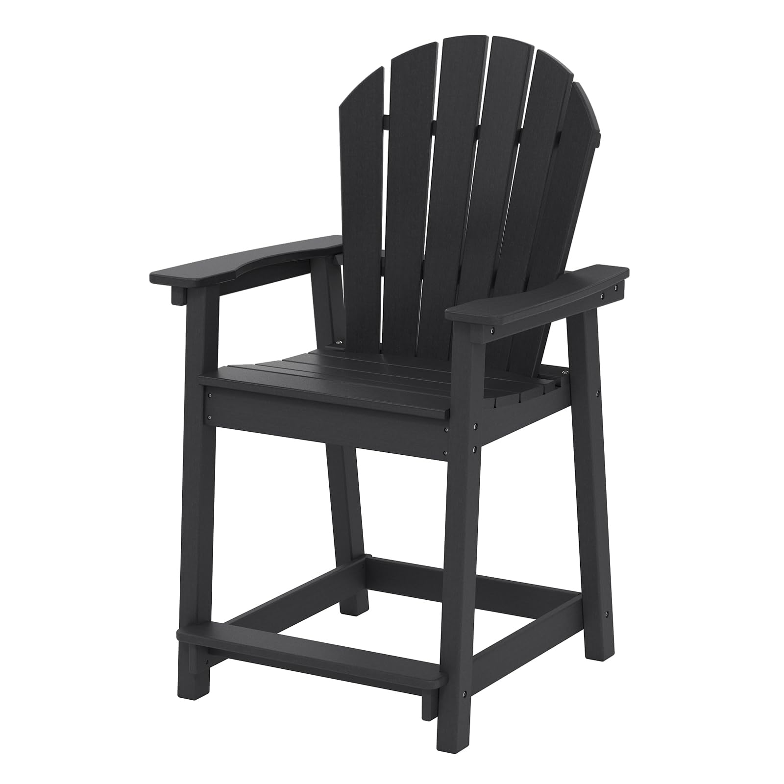 Photo 1 of OTSUN Tall Modern Adirondack Chair (1, Yellow)