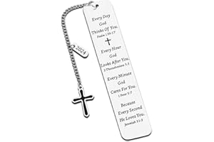 Christian Bookmark, 2024 Bible Verse Bookmarks, Book Markers for Reading, Inspirational Gifts for Women Men, Christian Religi