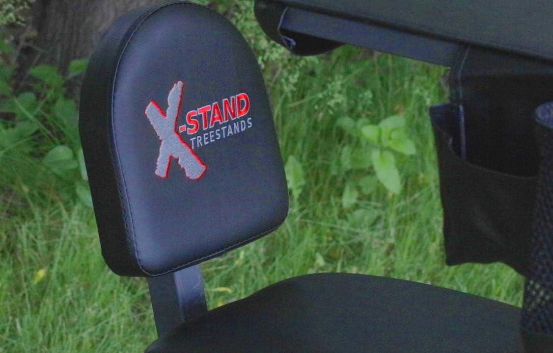 X-Stand Treestands The X-Ecutor 360 Shooting Bench X-Ecutor 360 Shooting Hunting Bench with Backrest & 360 Degree Swivel Seat, Black : Sports & Outdoors