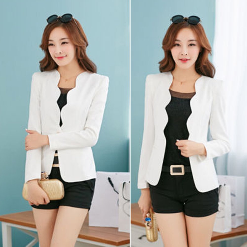 childplaymate new women's one button slim casual business blazer suit jacket coat outwear