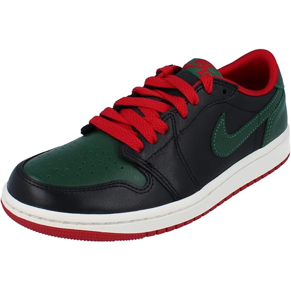 Amazon.com | Nike Jordan Women's 1 Retro Low OG Black/Gorge Green