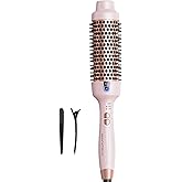 Wavytalk Thermal Brush, Blowout Express 1.7 Inch Blowout Brush, Negative Ion Technology for Creating Smooth Relax Blowouts, Give The Hair Body and Shine, Millennial Pink