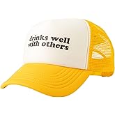 PACIFIC BRIM Women's and Men's Adjustable Cap Mesh Side Panels Trucker Hat