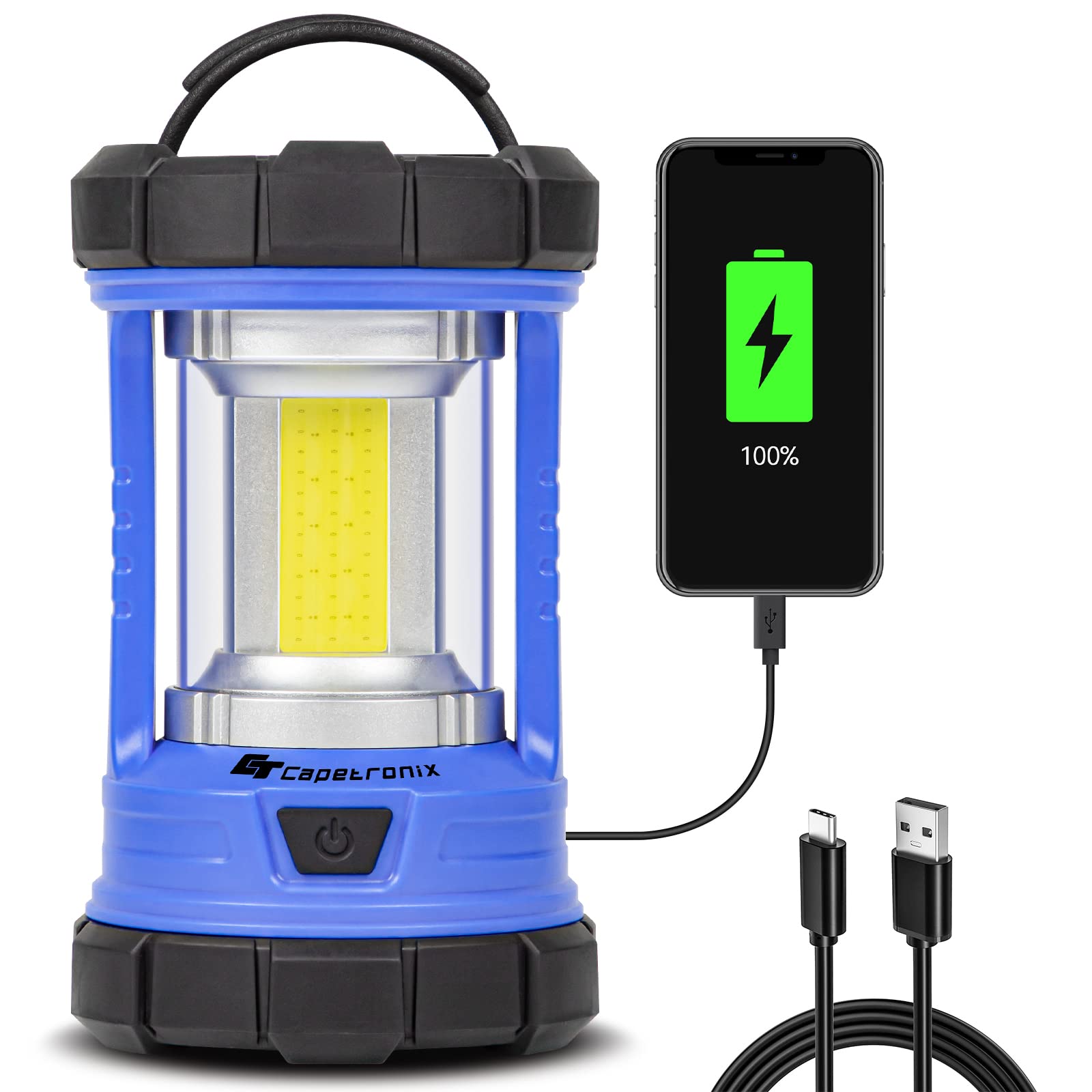 Photo 1 of Camping Lantern, 3200LM LED Lanterns for Power Outages, 4600mAh Phone Charger & Rechargeable Lantern, 5 Light Modes Lantern Flashlight for Hurricane/Emergency/Storm, CT CAPETRONIX Camping Accessories
