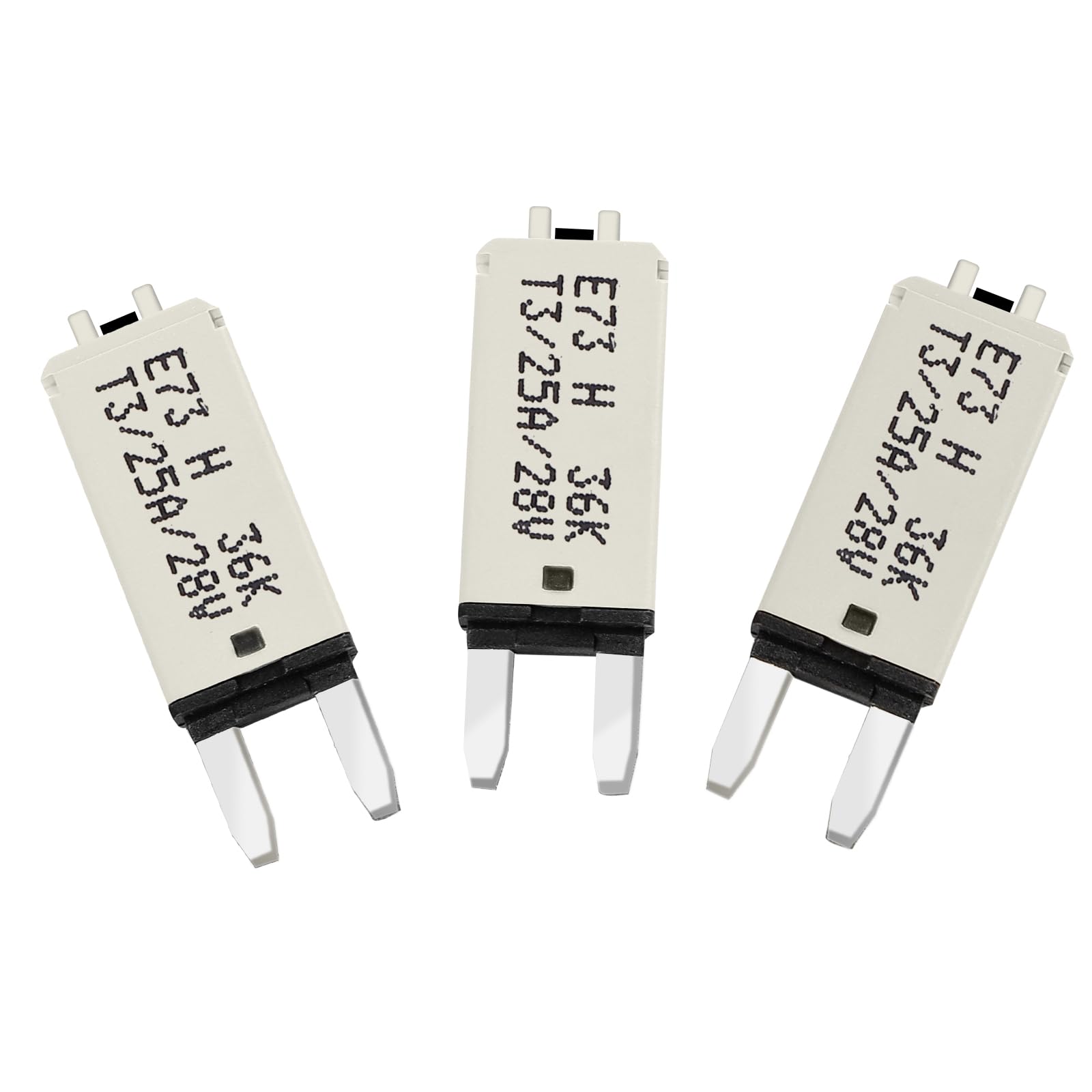 GLOSO Blade Circuit Breaker Mini RV Marine Boat Truck Yacht Manual Reset Audio Solar System Protection ATO ATC 25 Amp 3 PACK E73