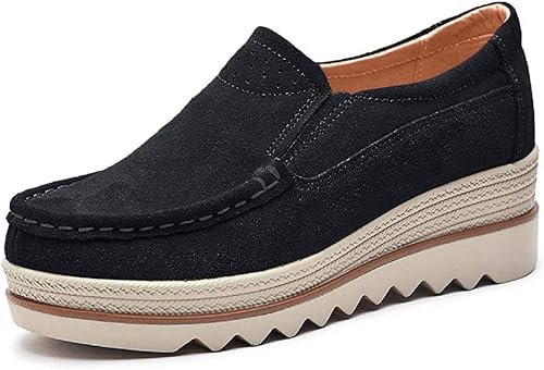 suede slip on shoes womens