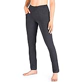 Yogipace Women's Petite/Regular/Tall 5-Pocket Straight Leg Yoga Dress Pants,Slim Fit Stretch Comfort Pants