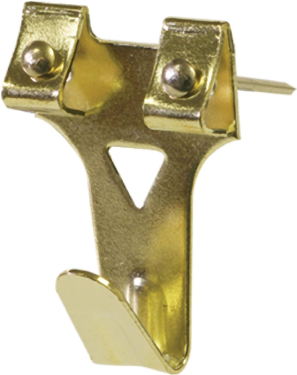 Hillman HangingHardware 122194 Brass Professional Picture Hangers (40lb) 5 Pack, 5 Piece