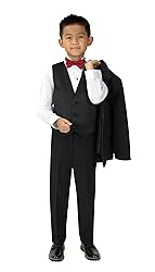 Spring Notion Big Boys' Modern Fit Tuxedo Set, No
