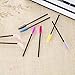 eBoot 400 Pieces Multicolored Disposable Mascara Wands Eyelash Brush Makeup Applicators Cosmetic Kit, 8 Colors