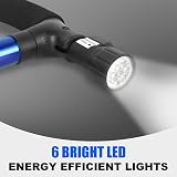 RUNZI Folding Cane with LED Light Adjustable 53in to 25in Blue view 3