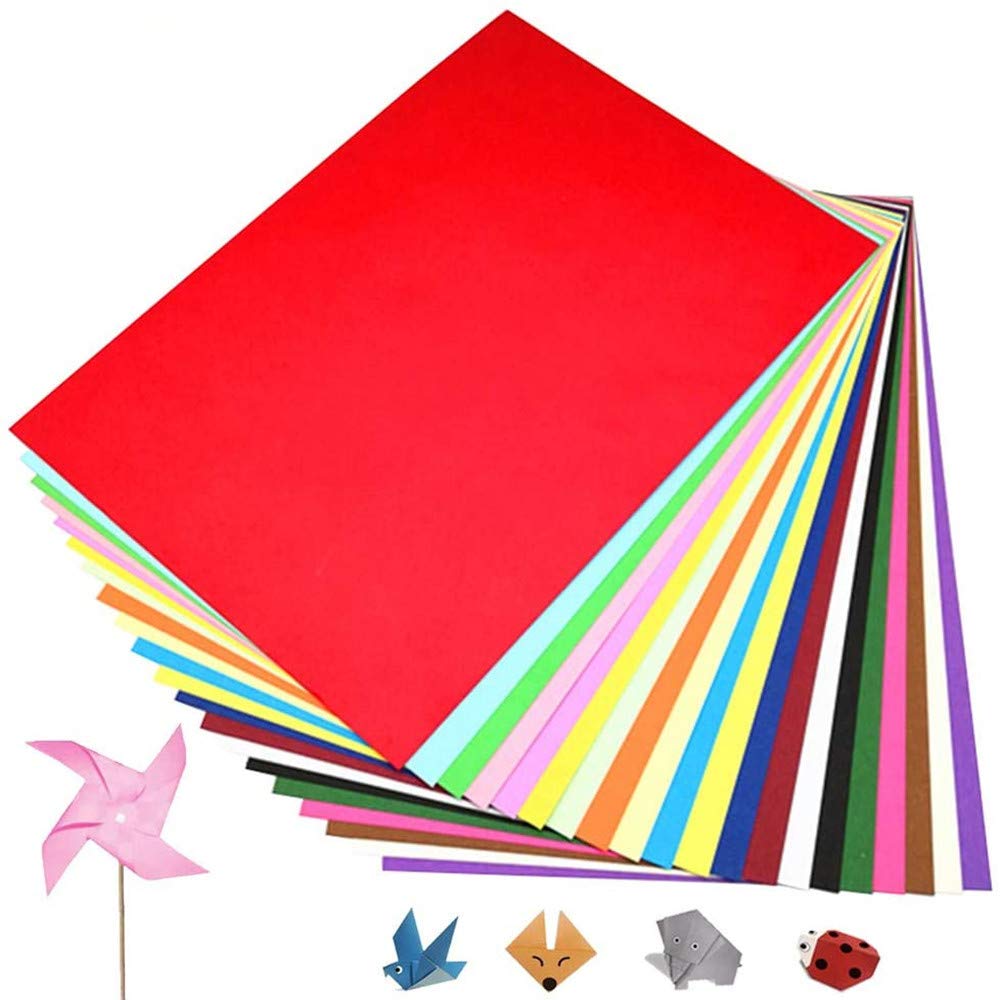 Colored Paper A4 Color Printing Paper Perfect for School and Craft Projects 80gsm 20 Colors Pack of 100