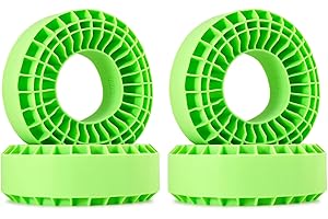 INJORA Silicone Rubber Insert for 118-122mm 4.75" OD 1.9" Wheel Tires(Large Green)