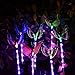 Solarmart Outdoor Garden Solar Lights - 3 Pack Fiber Optic Butterfly Solar Powered Lights, Color Changing LED Solar Stake Lights, with a Purple LED Light Stake for Garden, Patio, Backyard