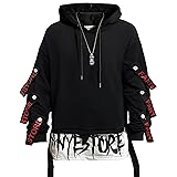 Covisoty Mens Hoodie Fashion Pullover Letter Print