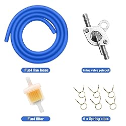 YWLUWEI 2pcs 55mm Motorcycle Air Filter with Fuel
