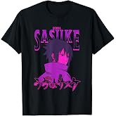 Naruto Shippuden Sasuke with Ombre Name T-Shirt