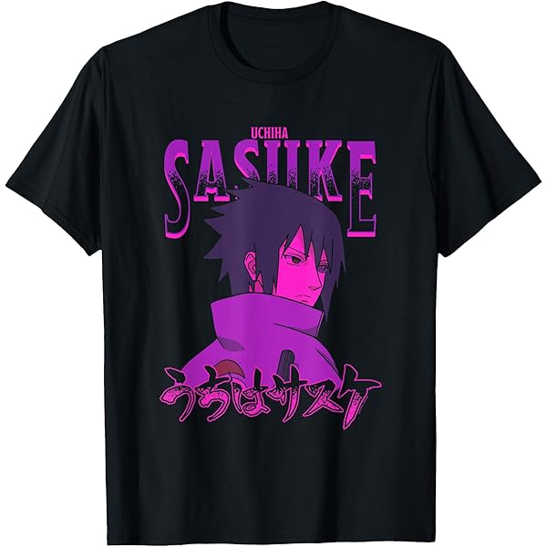 Amazon.com: Naruto Shippuden Sasuke Uchiha T-Shirt